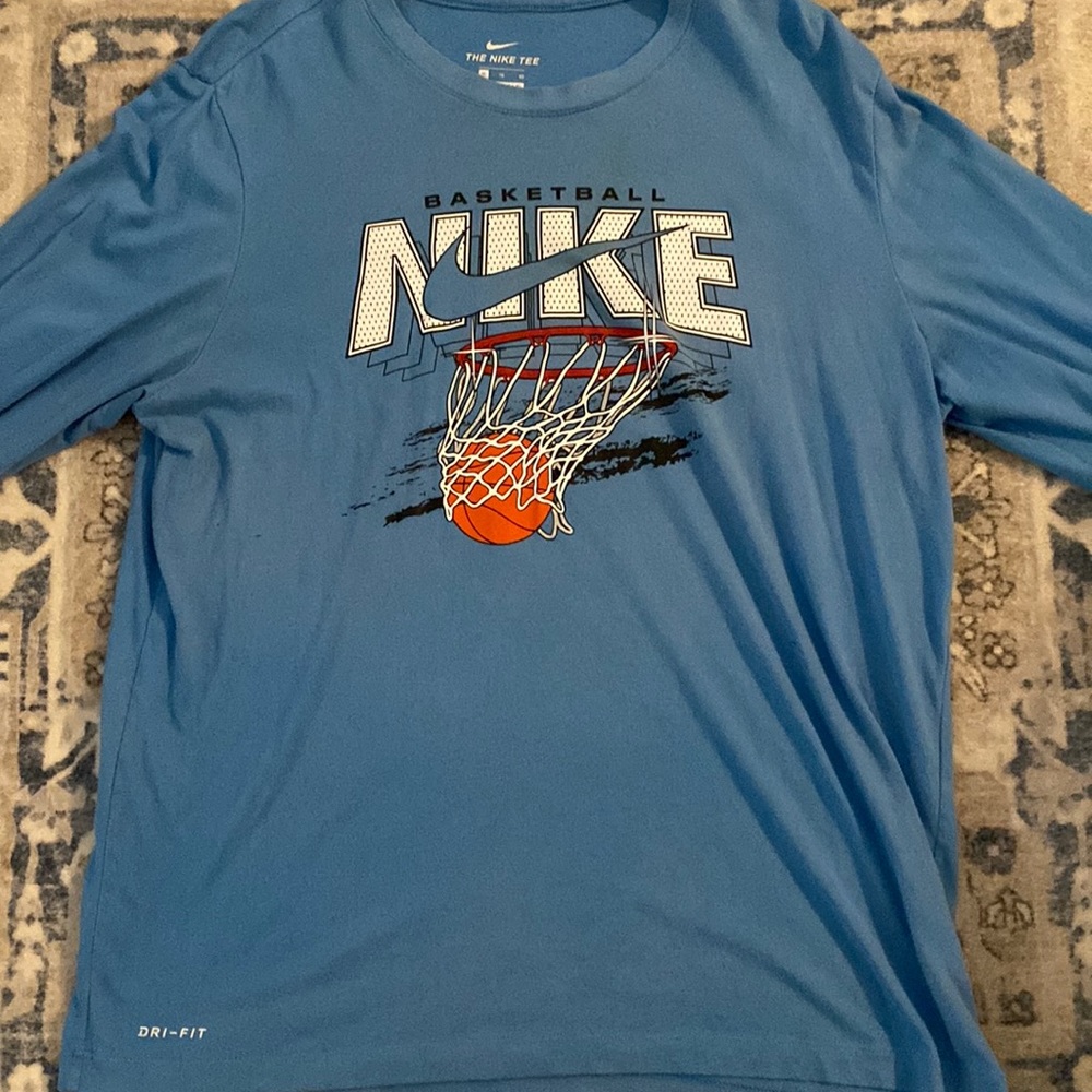 Nike retro basketball long sleeve t shirt